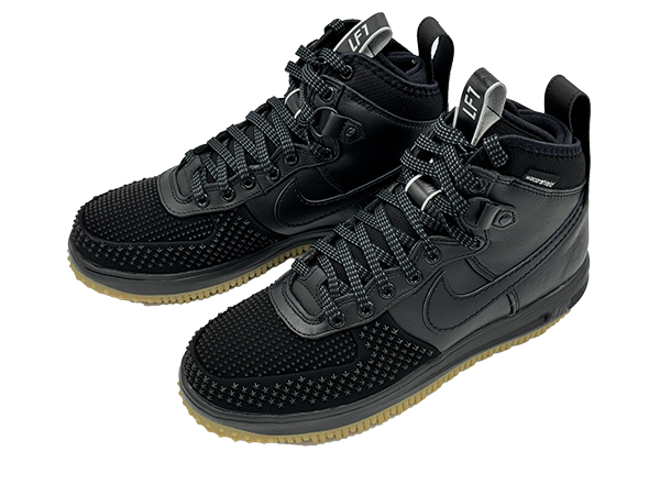 LUNAR FORCE 1 DUCKBOOT BLACK_BLACK-METALLIC SILVER